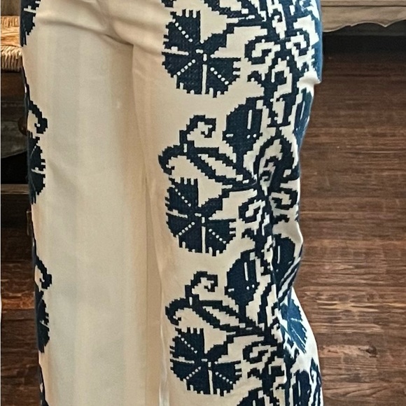 Only worn once anthopologie cropped wide leg pants - Picture 5 of 7